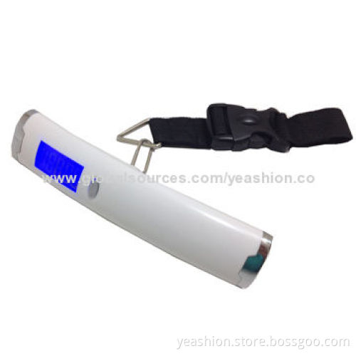 Portable Digital Luggage Scale, Big LCD Screen/Low Battery Indication/Auto Lock and Tare Function